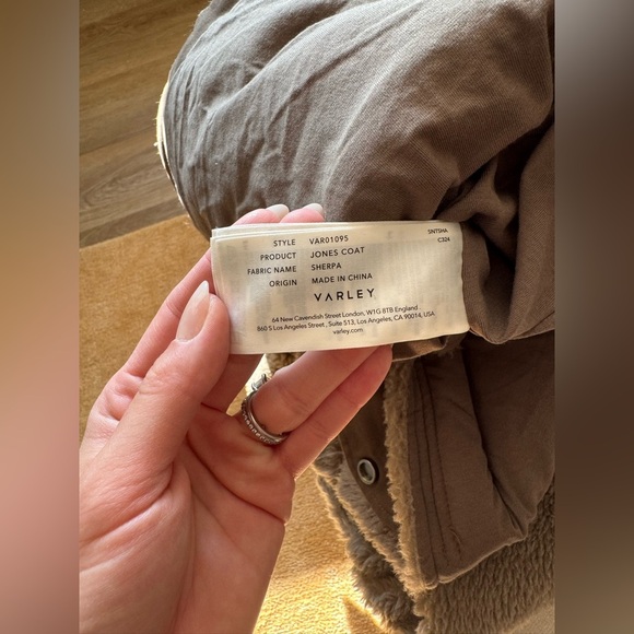 🍂NWOT Varley Jones Sherpa Coat - Picture 15 of 16